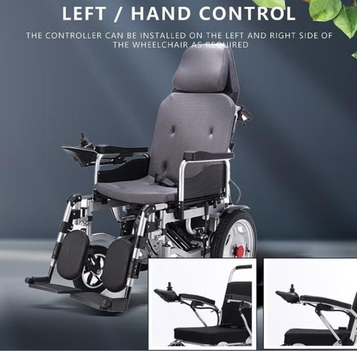 The <strong>Electric Wheelchair 680 Full-Lying Type</strong>, available for <strong>rental</strong> at <strong>AstroMed UAE</strong>, offers ultimate comfort and mobility for the elderly and disabled. It ensures smooth navigation on various terrains with features like a total 180° lying adjustment, dual motor power, shock-absorbing tyres, and a 360° joystick. Lightweight and foldable, it’s easy to store and transport. Rent now for a reliable and comfortable mobility solution!